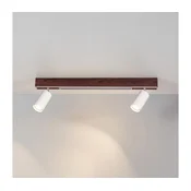 Brilagi - LED spot svetlo SELE 2xGU10/30W/230V + LED/15W bela/dekor hrasta