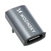 WOZINSKY USB-C 40 Gb/s 240 W 8K OTG kotni adapter - siv