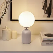 Namizna svetilka Pauleen GLOWING CHARM, siva, 30 cm, keramika/steklo - Dnevna soba/jedilnica - Mladostno bivanje - siva, bela