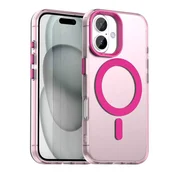 Hibridni ovitek Techsuit CandyCase MagSafe za iPhone 17 - pink