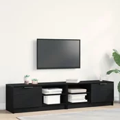 TV ormar 2 pcs Crni hrast 80 x 35 x 36,5 cm Konstruirano drvo