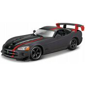 Bburago 1:24 Dodge Viper SRT10 ACR siva/črna