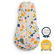 ERGOPOUCH Zavitka in spalna vreča 2v1 Cocoon Fruit Salad 6-12 m, 8-10 kg, 2,5 tog