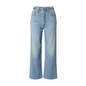 LEVIS Kavbojke Ribcage Straight Ankle azur