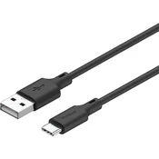 Yenkee YCU 315 BK SILIC USB A-C / 1,5 m