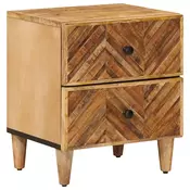 vidaXL vidaXL Nočna omarica Rjava 40 x 33,5 x 46 cm Masiven les manga, (5000247422)