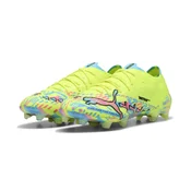 PUMA ULTRA NITRO™ 7 ULTIMATE ADVANCED LEVEL FG Football Boots Unisex, Women, White/Blue Glimmer/Pink Glimmer, 44