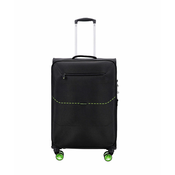 KOVČEK POTOVALNI TRAVEL AND MORE SREDNJI ČRN 68 x 42 x 26Cm 69L