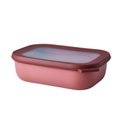 MEPAL Cirqula posoda za shranjevanje 1l/21x16x6cm/bordo/plastika pp, tpe