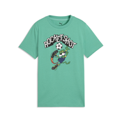 Super PUMA Graphic Tee Youth, Shop, Vibrant Green, 7-8Y