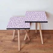 Hanah Home Set klub stocica 2Shp247, 2 komada, Šareni