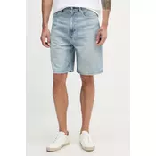 Kratke hlače Calvin Klein Jeans Linen 90S Short Drif Blue 32