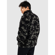 Quiksilver Mikey Zip Sherpa Pulover iz pliša black mongrel Gr. M