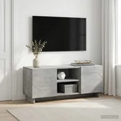 vidaXL TV stojalo 90 x 34,5 x 40 cm Betonsko siva Inženirski les