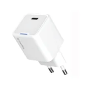 COLORWAY 1x USB-C/ omrežni polnilnik/ GaN/ PD/ PPS/ 20W/ Bela