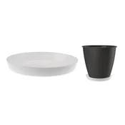 Galicja Bel plastični krožnik za 14,5 cm kristalni cvetlični lonček