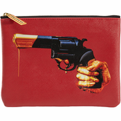 Toaletni žepek TOILETPAPER REVOLVER, 21 x 15,5 cm, rdeča, Seletti