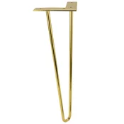 BB Noge za lasnice, višina 41 cm, 2 palici, zlati krom