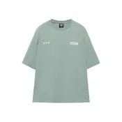Pull&Bear Majica turkizna/bela