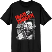 Iron Maiden Majica Est. 1975 No Prayer Grave Red Logo Unisex Black S