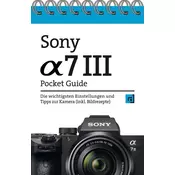 Sony Alpha 7 III Pocket Guide