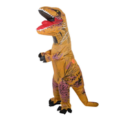 Aga T-REX Velikanski rjavi napihljivi kostum dinozavra 1.5-1.9m