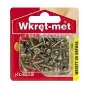 shumee Kaljeni lesni vijaki 4x16mm 45 kosov PZ2 zlati