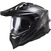 Karbonska enduro kaciga za motor LS2 Explorer Gloss (MX701), karbon