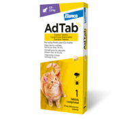 Elanco | AdTab tableta proti klopom in bolham za mačke 0.5-2kg