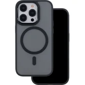 Futrola Magsafe Frozen iPhone 15 Pro - črna