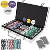 MALATEC poker set 300 žetona u aluminijskom koferu