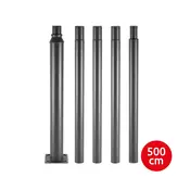 Brilagi - Metalna šipka za stub spoljašnje rasvete 5 m, precnika 58 mm, antracit