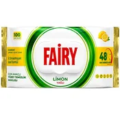 Procter Univerzalni vlažni robčki Fairy Lemon 100 kosov