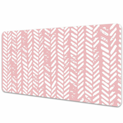 Decormat Podloga za pisalno mizo Pink herringbone 120x60 cm