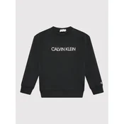 Calvin Klein Jeans Majica INSTITUTIONAL, črna