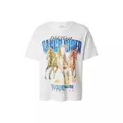 JACK & JONES Majica JORWATERCOLOUR  nebeško modra / zlata / bela