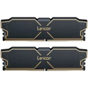 Lexar 32GB komplet (2x16GB) THOR DDR5 6000 CL38 1.3V memorija s hladnjakom, dvostruki paket, crna boja LD5U16G60C38LG-RGD