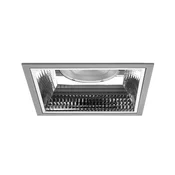 BRUMBERG Apollo Maxi fasetni, kotni, DALI, 4.000K, srebrni - Dnevna soba/jedilnica - Sodobni - srebro - Aluminij