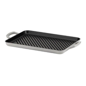 Kela Plošča za žar KL-12612 cast iron Calido 35x25 cm light gray