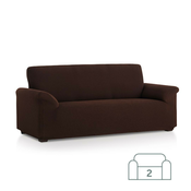 Raztegljiva stretch prevleka za dvosed - kavč 130-180 cm rjava EU kvaliteta
