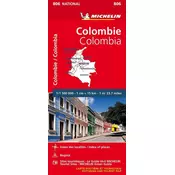 Michelin Kolombien 1:1.500.000