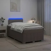 Boxspring krevet s madracem Sivosmeda 120 x 190 cm Tkanina