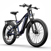 Shengmilo Shengmilo MX03 Ebike Adult Electric Bike 1000W Bafang Motor Moško električno kolo Fat Bike 48V17.5AH Odstranljiva baterija E Bike Gorsko kolo, (21157273)
