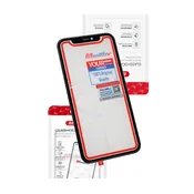 shumee Zaščitno steklo Mustby z OCA za Apple iPhone 14