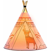 Paulmann Otroška namizna svetilka Twinkle Tipi Deer, 20cm, roza