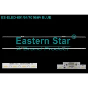 ES-ELED-691 55C815 LED TRAKE 64LED , 596MM , 6V
