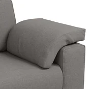 vidaXL Dvosobni kavč Taupe 160 cm blago