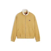 Tommy Jeans Prehodna jakna gorčica/off-bela