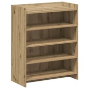Vidaxl omara za čevlje Artisan hrast 73,5 x 36 x 92 cm Inženirski les