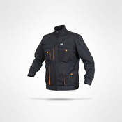 Sara Workwear Delovna jakna KING grafitno-oranžna, 46